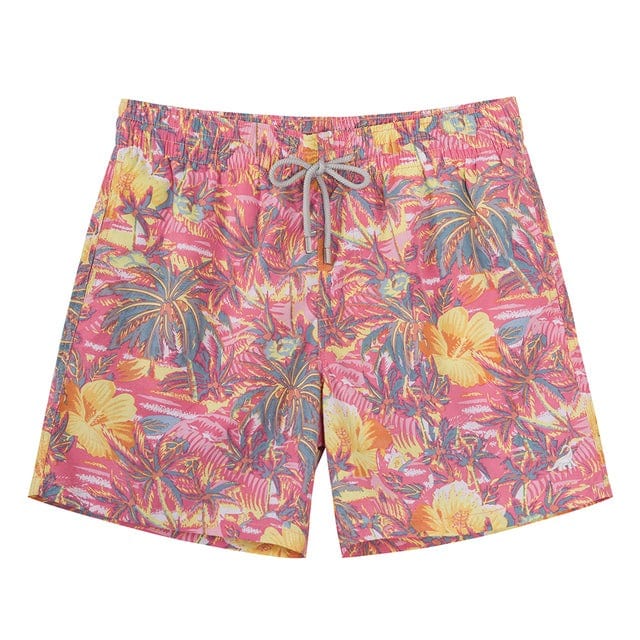 ESTRAVINO Lightweight Tropical Floral Swim Shorts