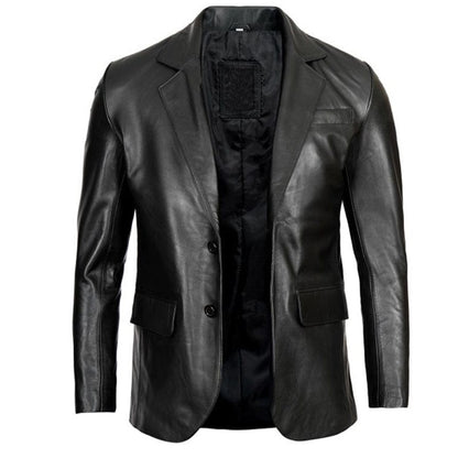 Mazzer Leather Blazer