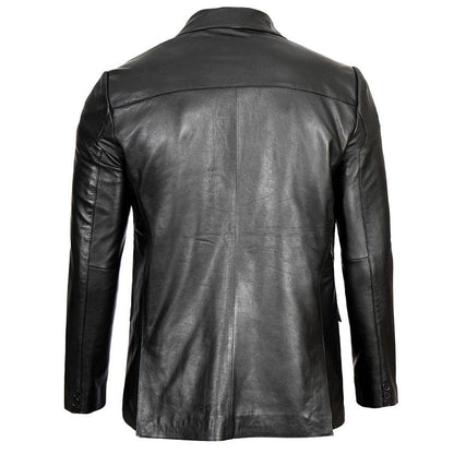 Mazzer Leather Blazer
