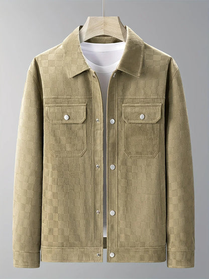 Alvaré Checkered Suede Jacket