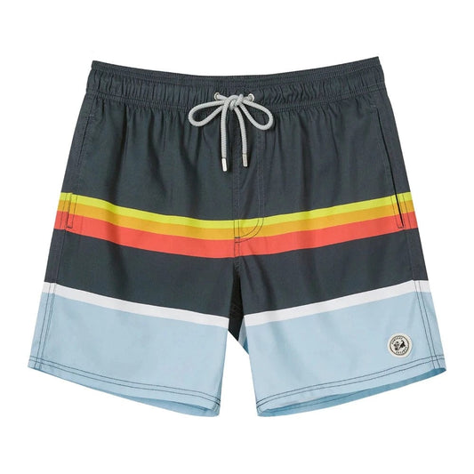 ESTRAVINO Breathable Color Block Swim Shorts