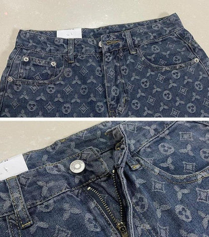 Jacquard Jeans