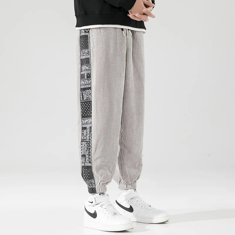 Bandana-Kordsamt-Sweatpants