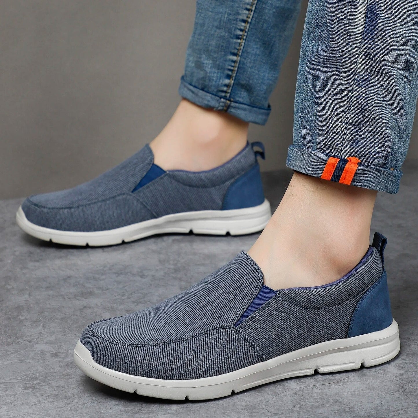 ESTRAVINO Casual Knit Slip-On Sneakers