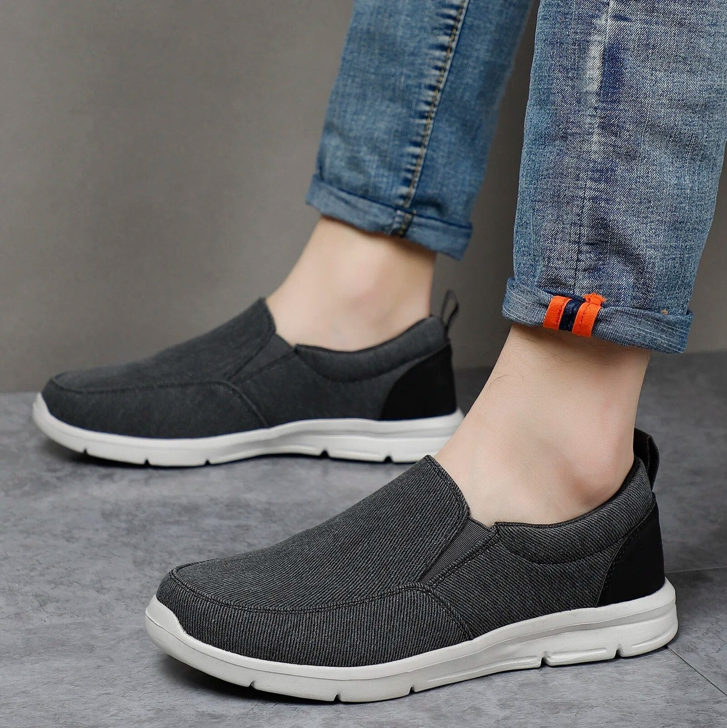 ESTRAVINO Casual Knit Slip-On Sneakers