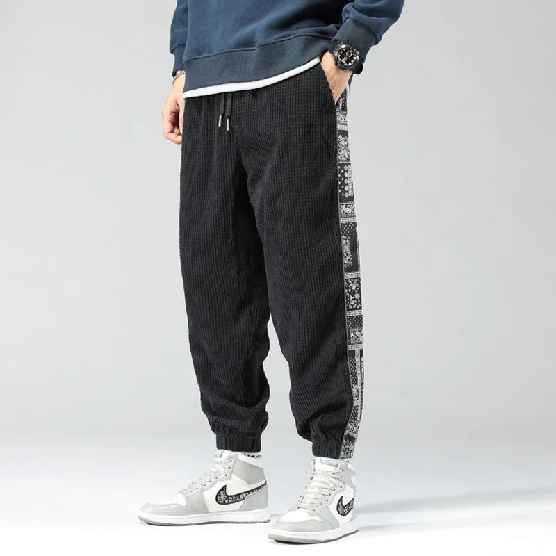 Bandana-Kordsamt-Sweatpants