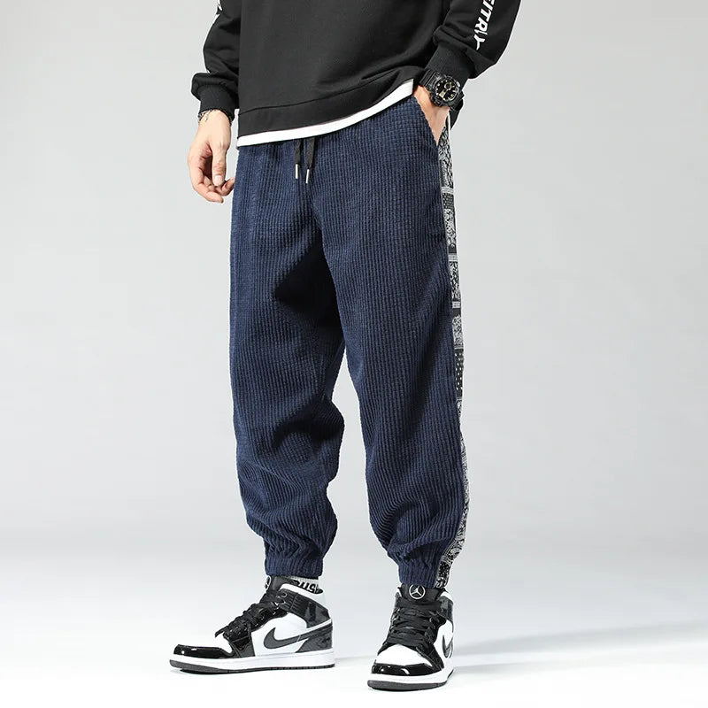 Bandana-Kordsamt-Sweatpants