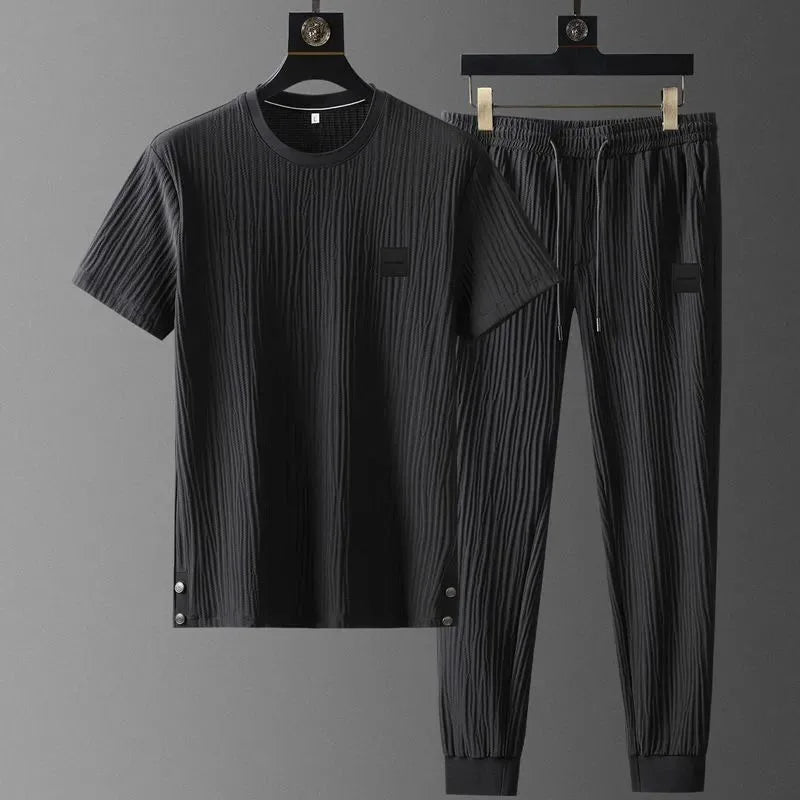 ESTRAVINO Ribbed Relax Fit Lounge Set
