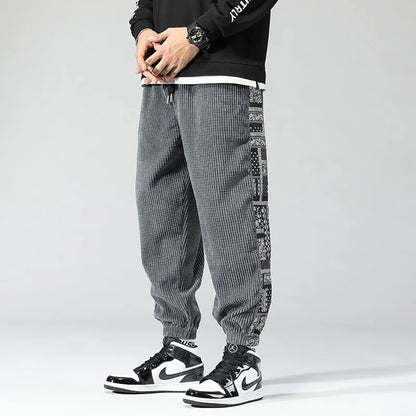 Bandana-Kordsamt-Sweatpants