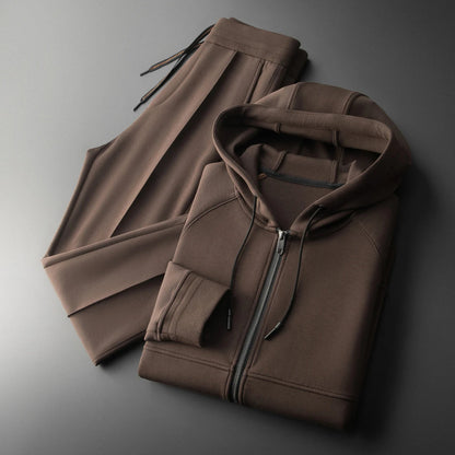 ESTRAVINO Minimal Zip-Up Tracksuit Set