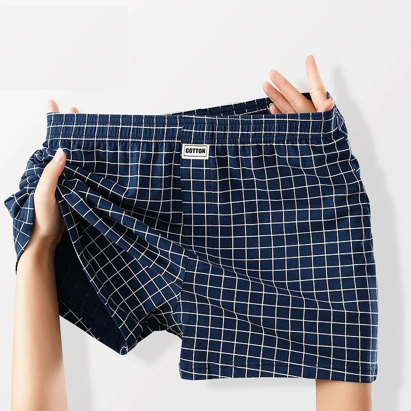 SELZANO AIRFLEX PLAID BOXERS