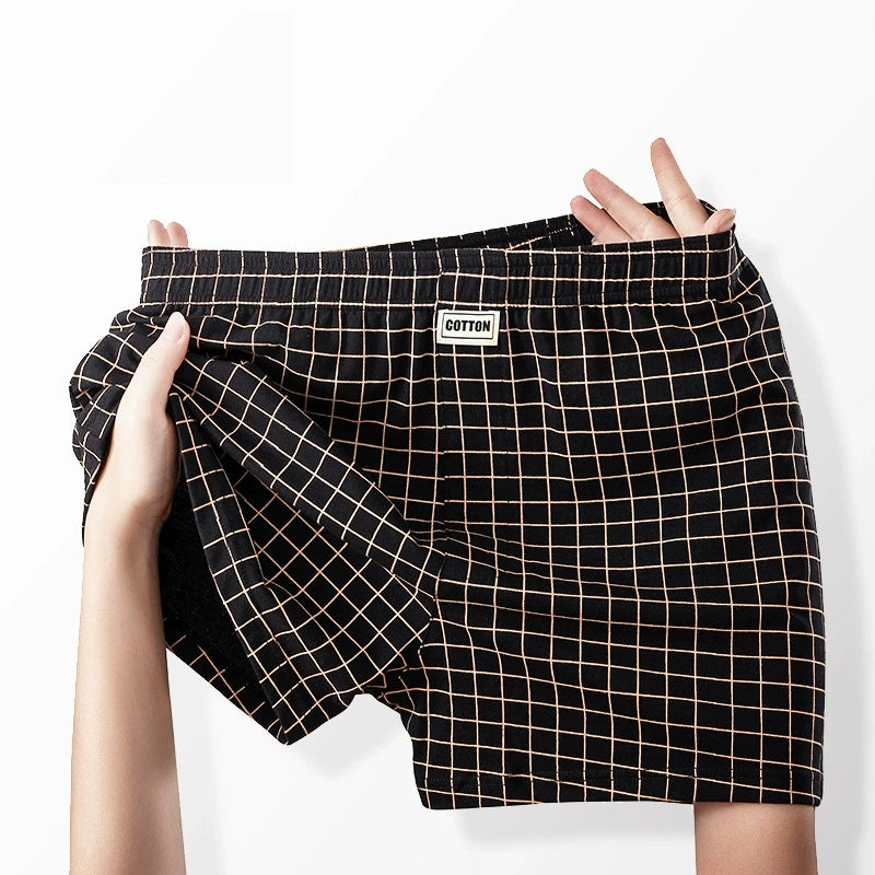 SELZANO AIRFLEX PLAID BOXERS