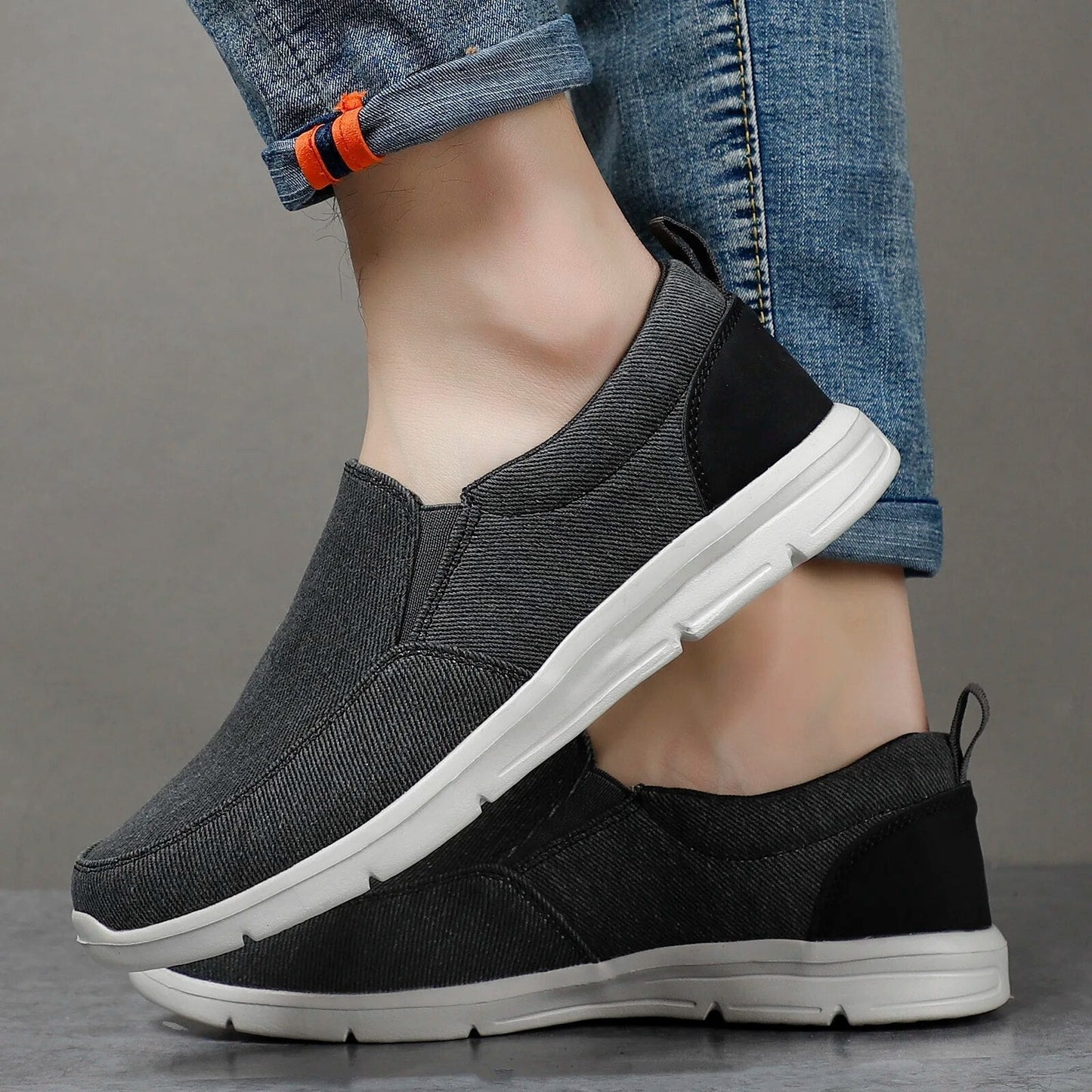 ESTRAVINO Casual Knit Slip-On Sneakers