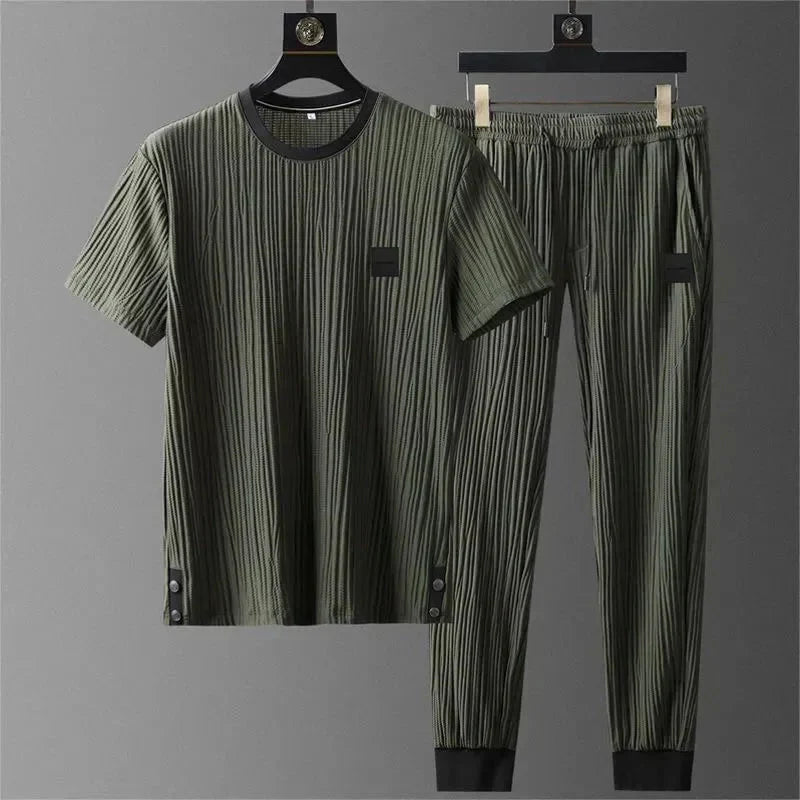 ESTRAVINO Ribbed Relax Fit Lounge Set