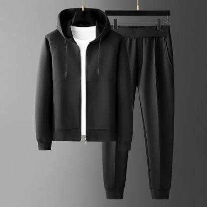 ESTRAVINO Minimal Zip-Up Tracksuit Set