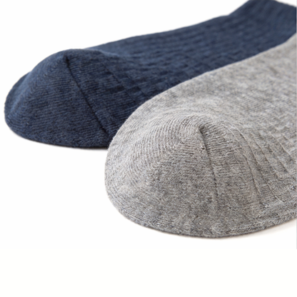 5-PACK SELZANO Premium Waffle Crew Socks