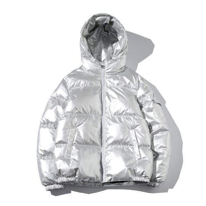 Glossy Puffer Jacket